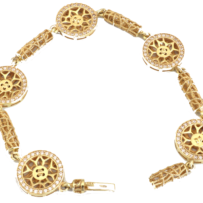 Bracelet Buttons with stones