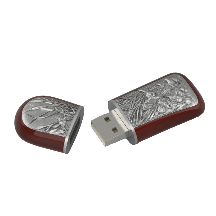 Hummingbird Unique Silver Pendrives